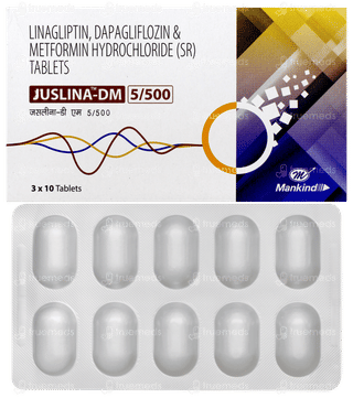 Juslina Dm 5/500 Tablet 10
