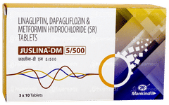 Juslina Dm 5/500 Tablet 10