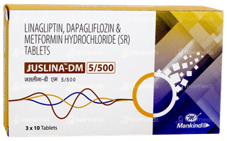 Juslina Dm 5/500 Tablet 10