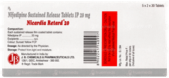 Nicardia Retard 20 Tablet 30
