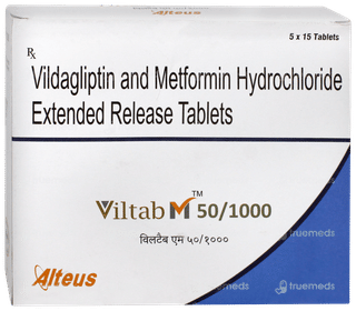 Viltab M 50/1000 Tablet 15