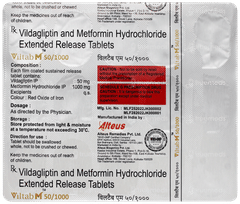 Viltab M 50/1000 Tablet 15