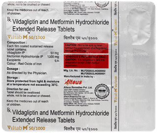 Viltab M 50/1000 Tablet 15