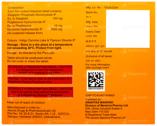 Sitaday Pm Forte Tablet 15