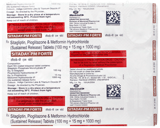 Sitaday Pm Forte Tablet 15