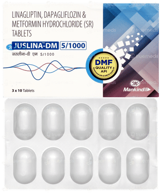 Juslina Dm 5/1000 Tablet 10