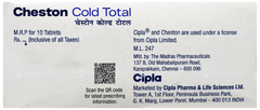 Cheston Cold Total Tablet Sr 10