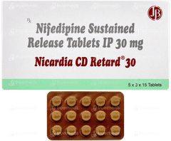 Nicardia Cd Retard 30 Tablet 15 Nicardia Cd Retard 30 Tablet 15