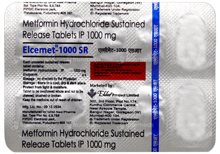 Elcemet 1000 Sr Tablet 10
