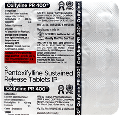 Oxifyline Pr 400 Tablet 15