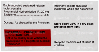 Migrabeta Tr 20 Tablet 15