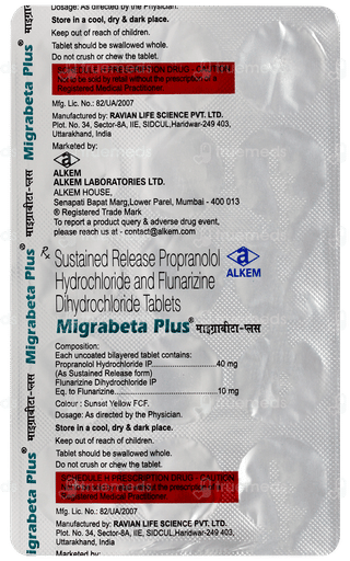 Migrabeta Plus Tablet 15