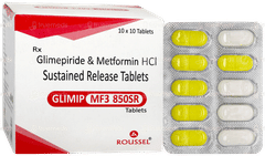 Glimip Mf3 850sr Tablet 10