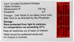 Nitrofran 100 Sr Tablet 14