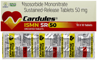 Cardules Ismn Sr 50 Tablet 10