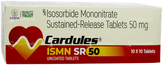 Cardules Ismn Sr 50 Tablet 10
