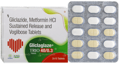 Gliclaglaze Trio 40/0.3 Tablet 15