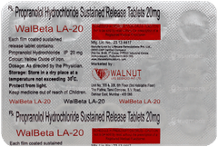 Walbeta La 20 Tablet 15 Walbeta La 20 Tablet 15