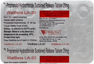 Walbeta La 20 Tablet 15