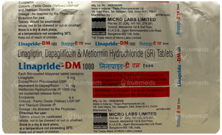 Linapride Dm 1000 Tablet 10
