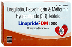 Linapride Dm 1000 Tablet 10