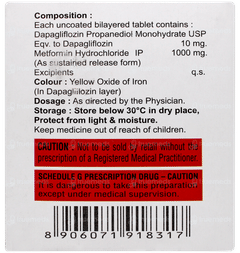 Dapafyzin M 10/1000 Tablet 10