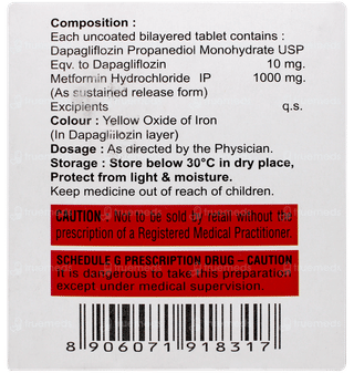 Dapafyzin M 10/1000 Tablet 10