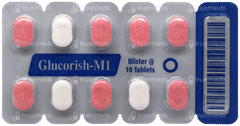 Glucorish M 1 Tablet 10 Glucorish M 1 Tablet 10