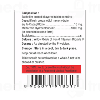 Dapafyzin M 10/1000 Tablet 7
