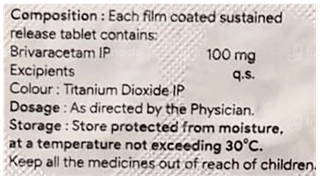 Brivahenz Sr 100 Tablet 10