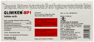 Glimikem Mp 1 Tablet 15