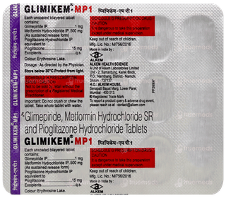 Glimikem Mp 1 Tablet 15