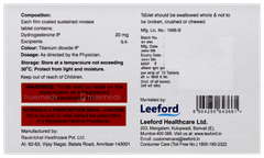 Dydrolast 20 Sr Tablet 10