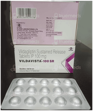 Vildavista 100 Sr Tablet 15