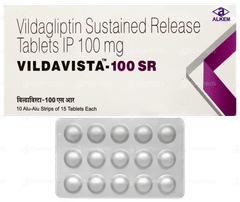 Vildavista 100 Sr Tablet 15