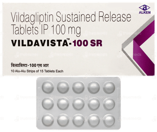 Vildavista 100 Sr Tablet 15