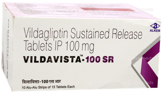 Vildavista 100 Sr Tablet 15
