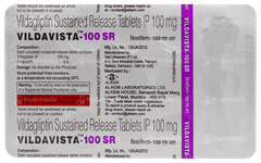 Vildavista 100 Sr Tablet 15