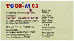Vogs M 0.3 Tablet 15