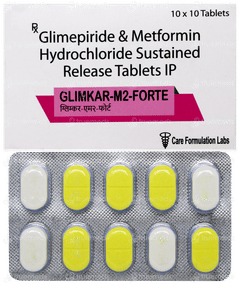 Glimkar M2 Forte Tablet Sr 10