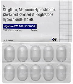 Sigadax Pm 100/15/1000 Tablet 10 Sigadax Pm 100/15/1000 Tablet 10