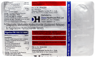 Sigadax Pm 100/15/1000 Tablet 10