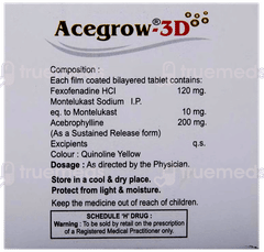 Acegrow 3Dm Tablet 10 Acegrow 3Dm Tablet 10