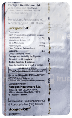 Acegrow 3Dm Tablet 10 Acegrow 3Dm Tablet 10