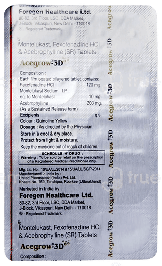 Acegrow 3Dm Tablet 10