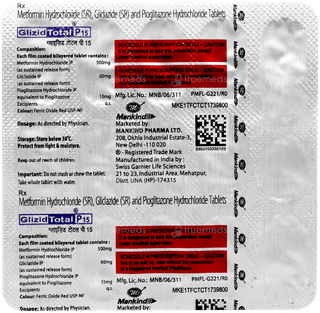 Glizid Total P 15 Tablet 15