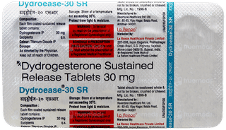 Dydroease 30 Sr Tablet 10