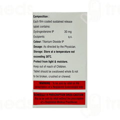 Dydroease 30 Sr Tablet 10