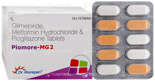 Piomore MG 2 Tablet Sr 10