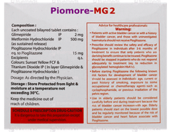 Piomore MG 2 Tablet Sr 10